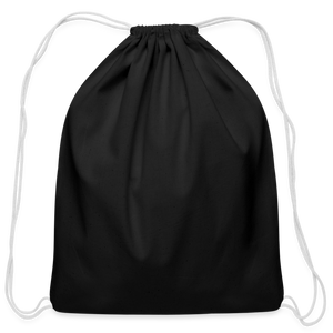 Open image in slideshow, Cotton Drawstring Bag - black

