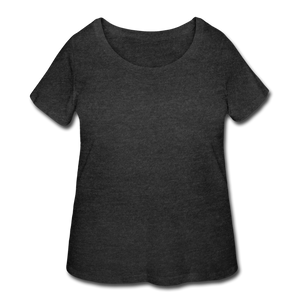 Open image in slideshow, Women’s Curvy T-Shirt - deep heather
